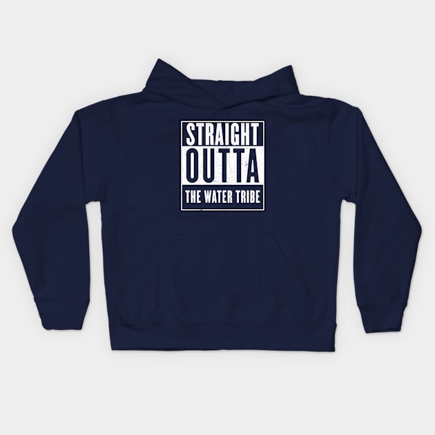 Straight Outta the Water Tribe Kids Hoodie by EbukaAmadiObi19